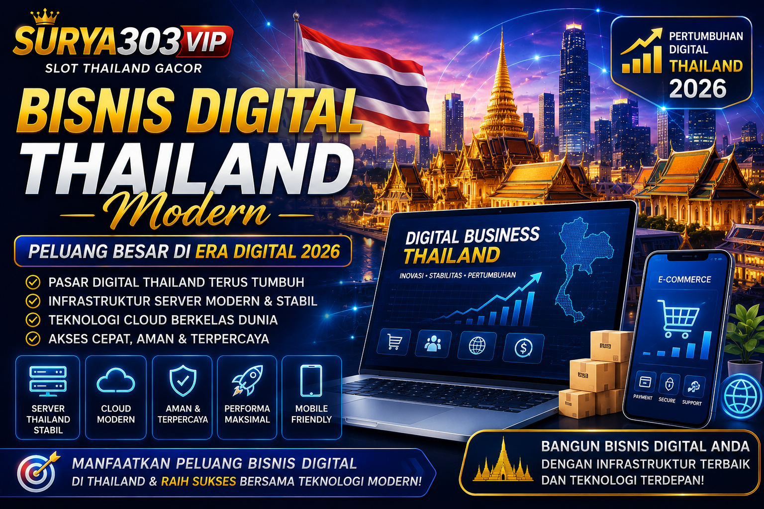 Bisnis Digital Thailand Semakin Berkembang Dengan Infrastruktur Modern