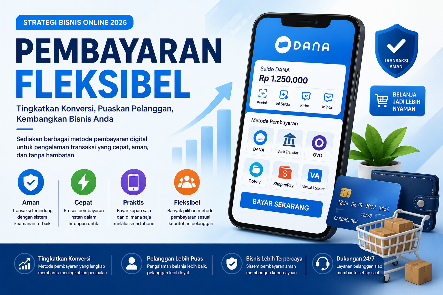 Strategi Bisnis Online 2026: Pentingnya Metode Pembayaran yang Fleksibel