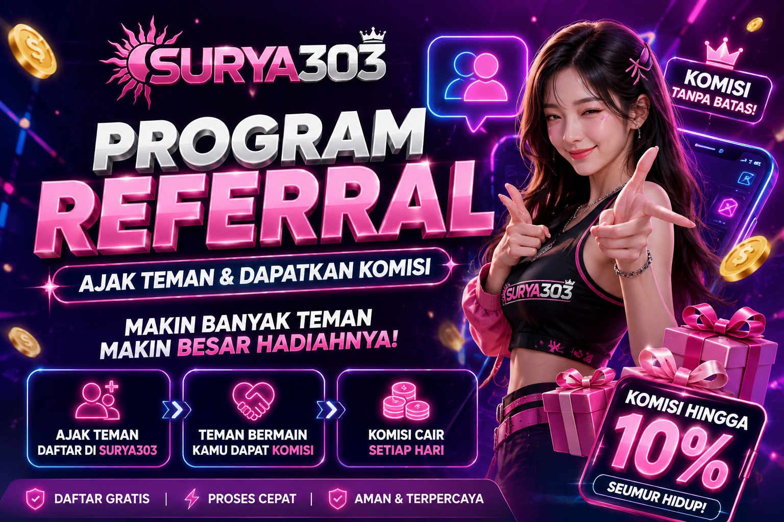 Program Referral SURYA303: Peluang Passive Income di Tahun 2026